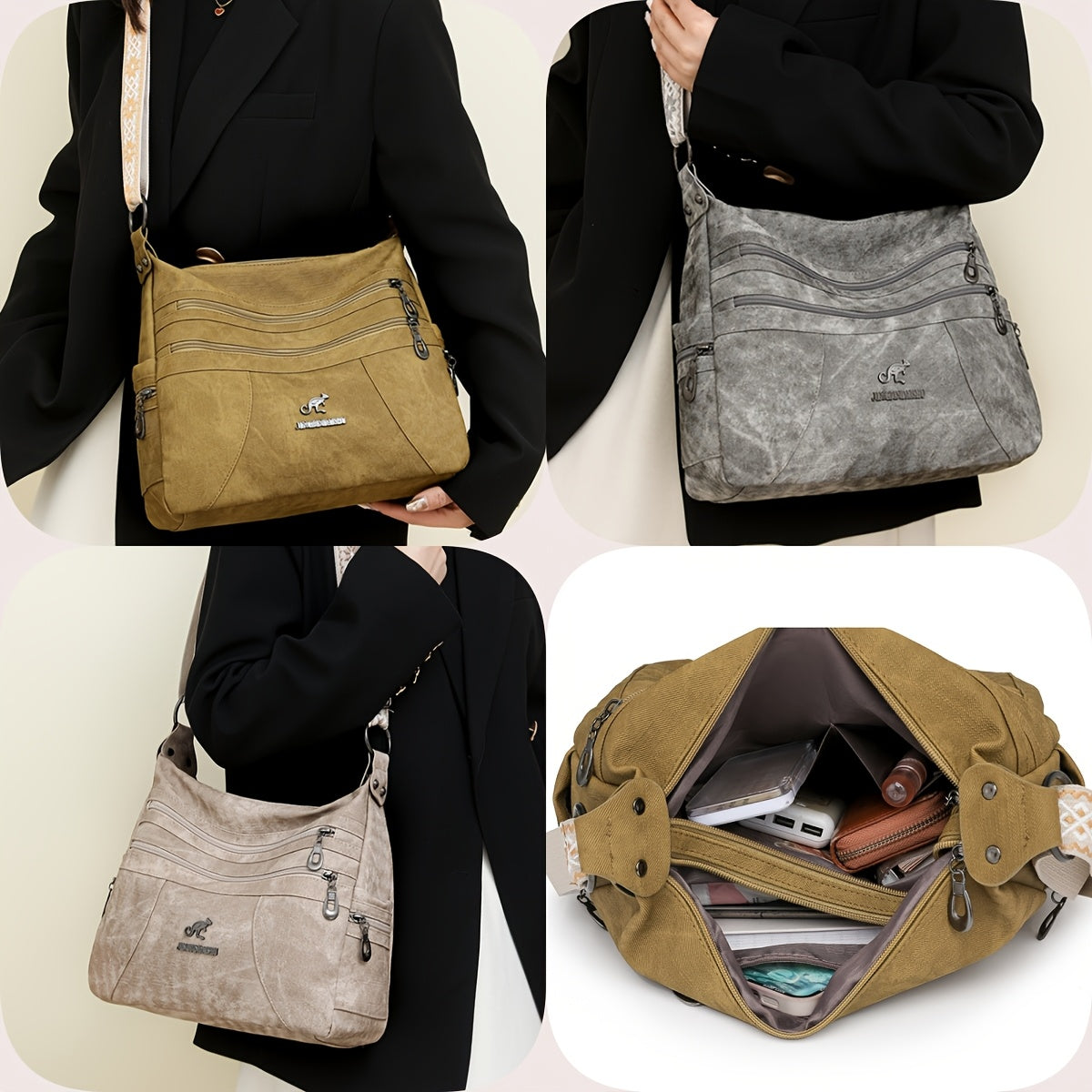 Bolso de Hombro Estilo Vintage