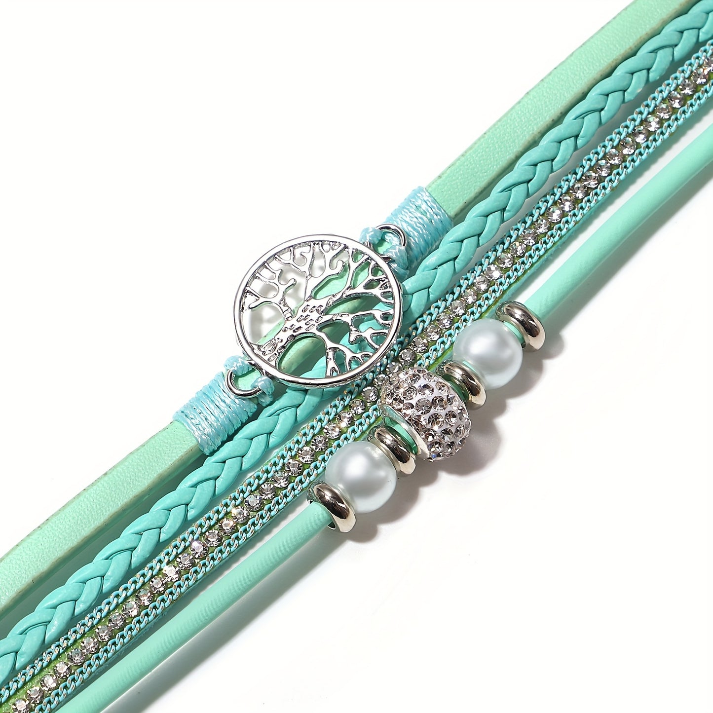 Pulsera de cuero artificial