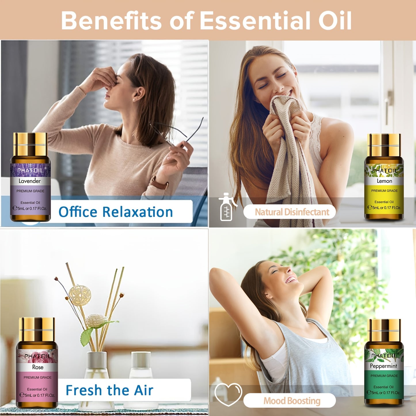 Juego de aceites esenciales premium