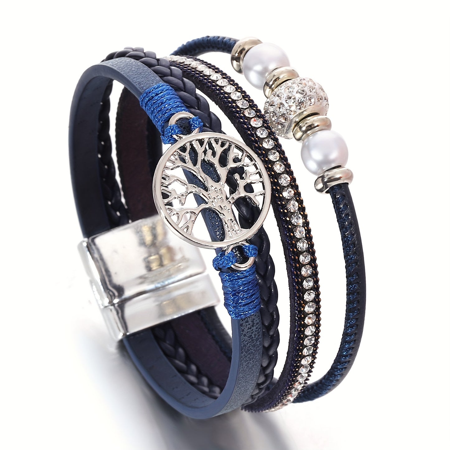 Pulsera de cuero artificial