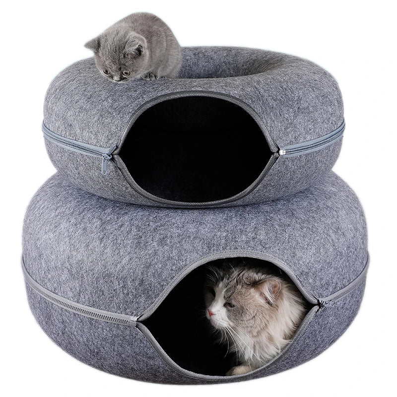 Cama túnel para gatos Donut