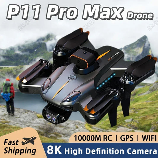 Nuevo Dron P11 Pro RC 8K profesional con fotografía UAV