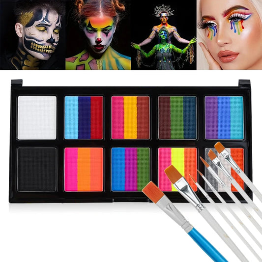 Paleta de pintura para rostro y cuerpo