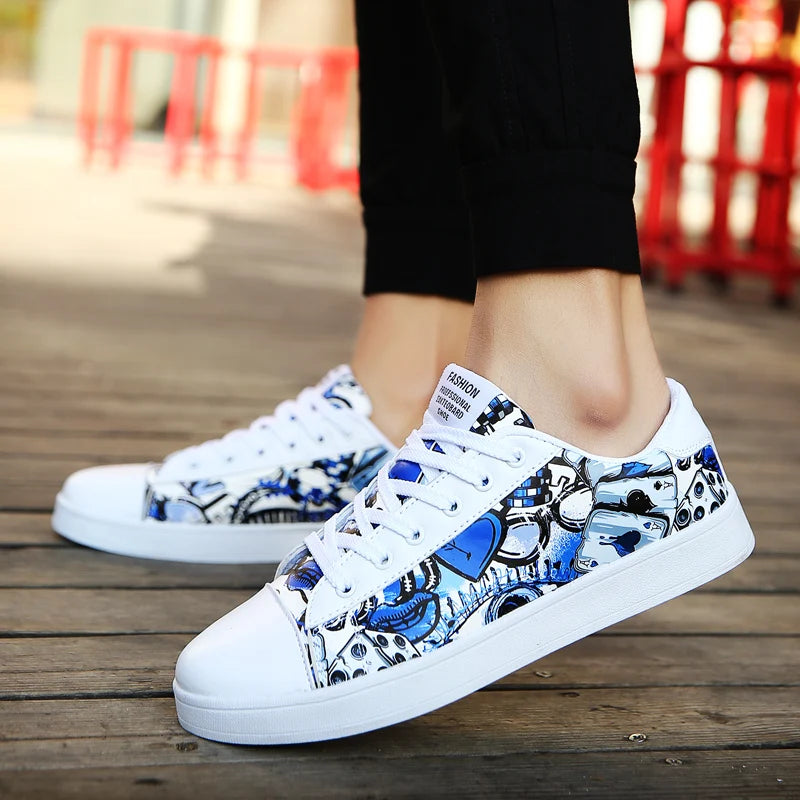 Zapatillas con grafiti