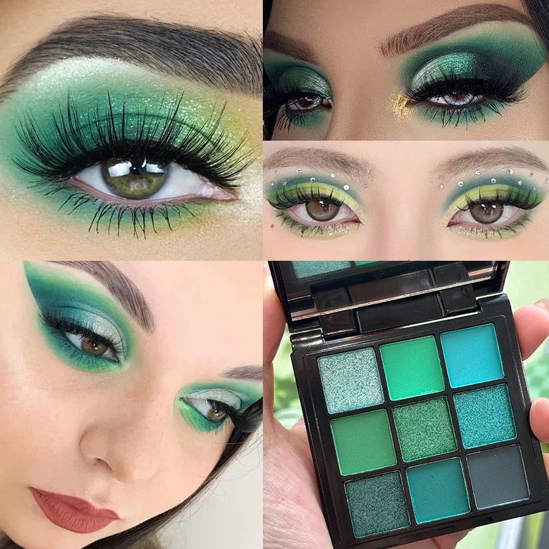 Paleta de sombras de ojos de 9 colores