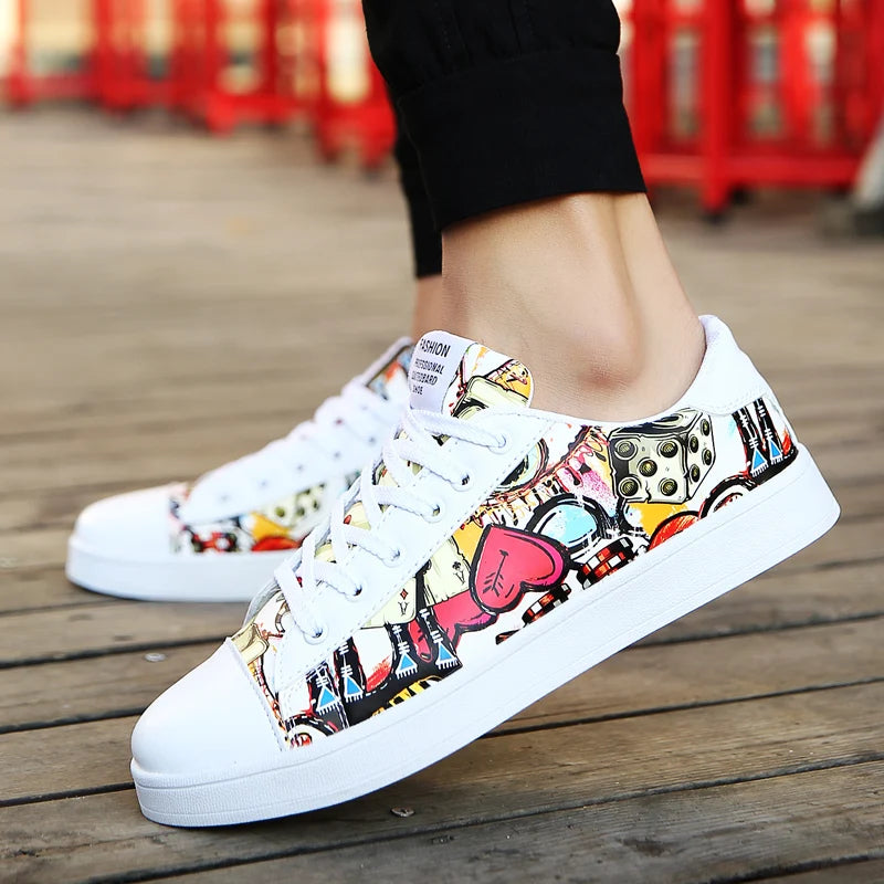 Zapatillas con grafiti