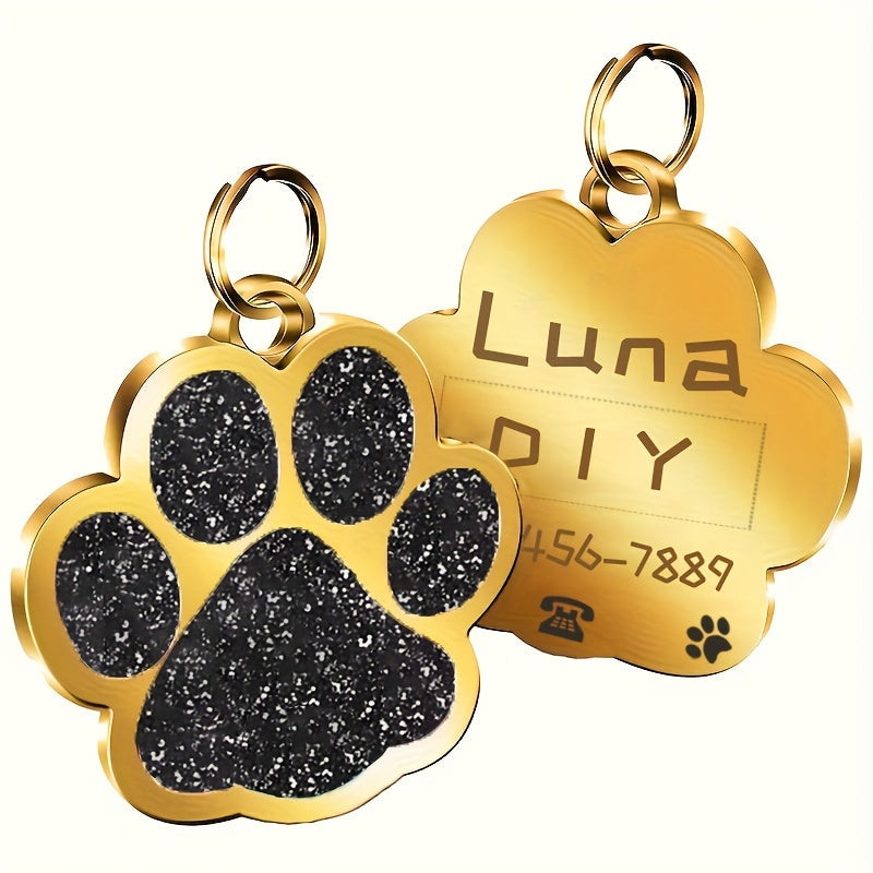 Etiquetas de identificación de perros personalizada